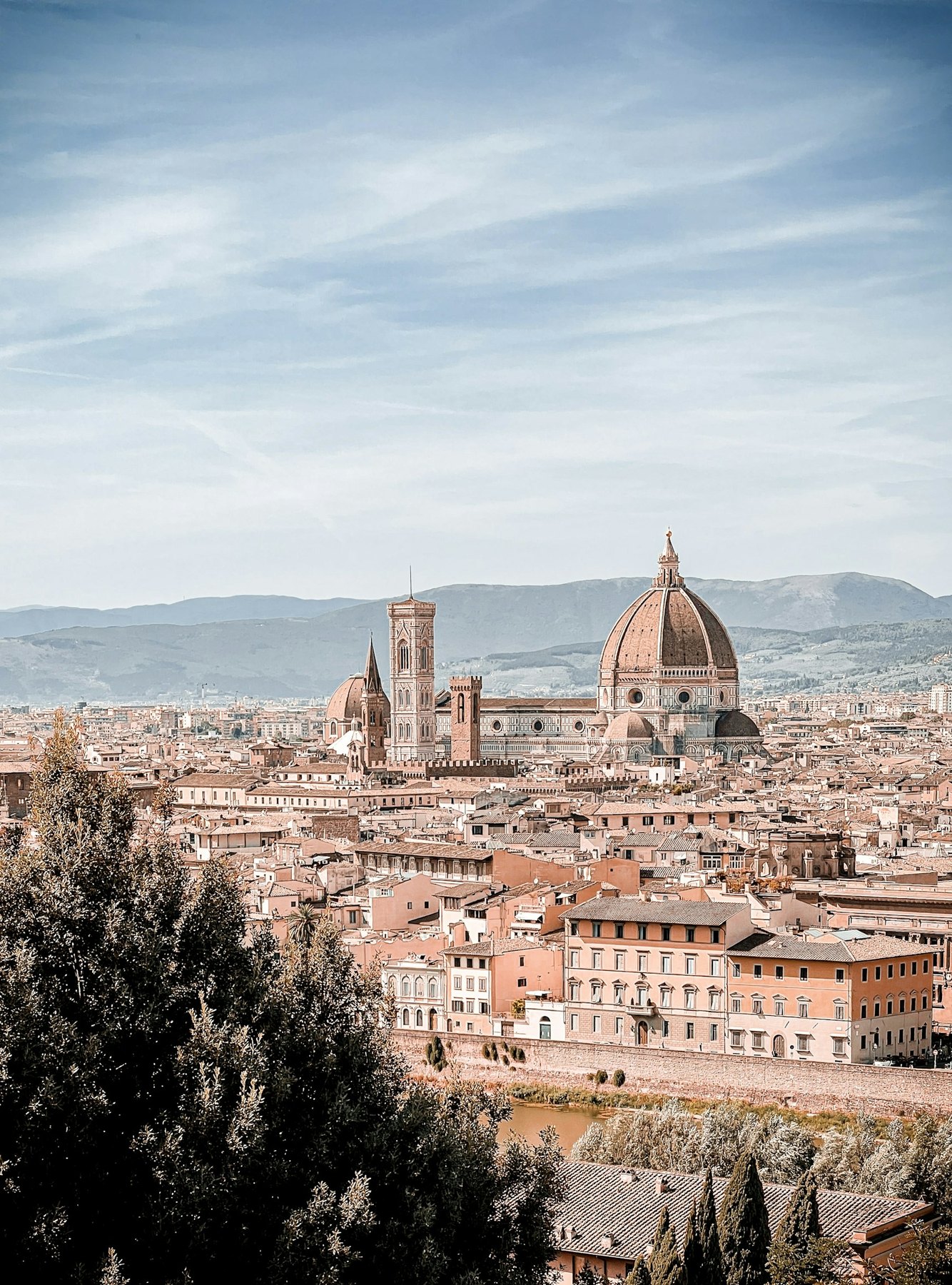 Florence skyline with the cathedral dome