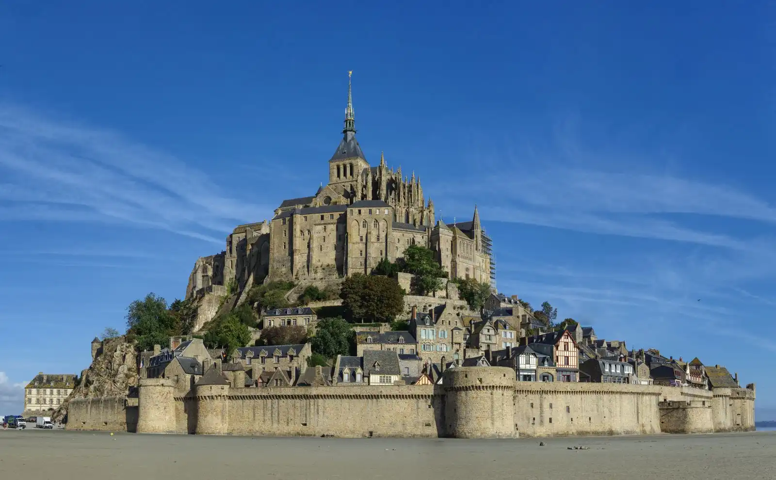 Mont Saint-Michel and its abbey in Normandy