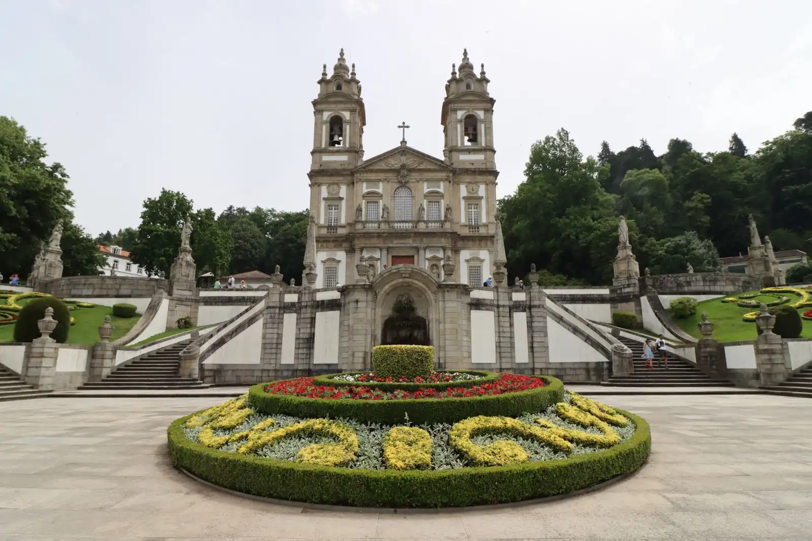 The church and gardens of Bom Jesus do Monte near Braga