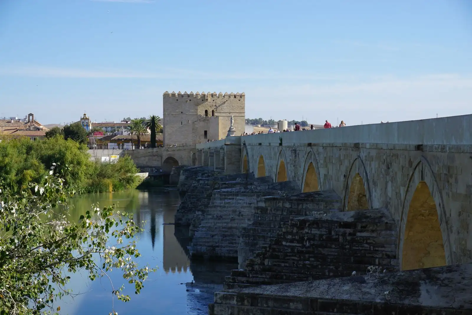 The Roman Bridge and Calahorra Tower in Córdoba